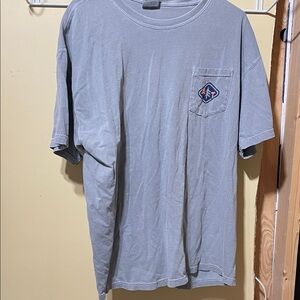 Gray Men's T-Shirt with Pocket